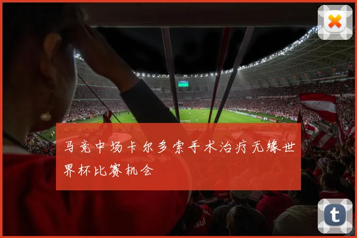 马竞中场卡尔多索手术治疗无缘世界杯比赛机会